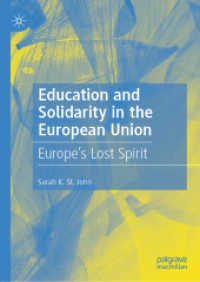 Education and Solidarity in the European Union : Europe's Lost Spirit