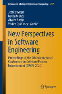 New Perspectives in Software Engineering : Proceedings of the 9th International Conference on Software Process Improvement (CIMPS 2020) (Advances in Intelligent Systems and Computing)