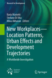 New Workplaces—Location Patterns, Urban Effects and Development Trajectories : A Worldwide Investigation (Research for Development)