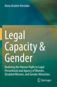Legal Capacity & Gender : Realising the Human Right to Legal Personhood and Agency of Women, Disabled Women, and Gender Minorities