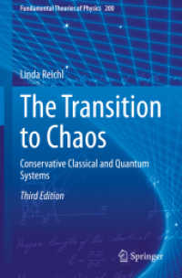 The Transition to Chaos : Conservative Classical and Quantum Systems (Fundamental Theories of Physics) （3RD）