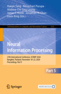 Neural Information Processing : 27th International Conference, ICONIP 2020, Bangkok, Thailand, November 18-22, 2020, Proceedings, Part V (Communications in Computer and Information Science)