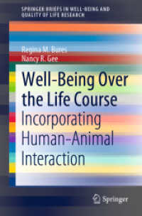Well-Being over the Life Course : Incorporating Human-Animal Interaction (Springerbriefs in Well-being and Quality of Life Research)