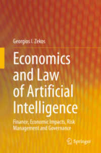 Economics and Law of Artificial Intelligence : Finance, Economic Impacts, Risk Management and Governance （2021）
