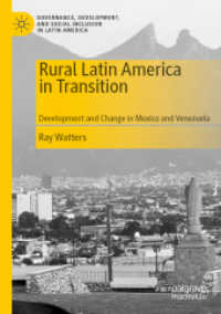 Rural Latin America in Transition : Development and Change in Mexico and Venezuela (Governance, Development, and Social Inclusion in Latin America)