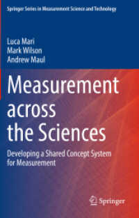 Measurement across the Sciences : Developing a Shared Concept System for Measurement (Springer Series in Measurement Science and Technology) （2021）