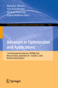 Advances in Optimization and Applications : 11th International Conference, OPTIMA 2020, Moscow, Russia, September 28 - October 2, 2020, Revised Selected Papers (Communications in Computer and Information Science)