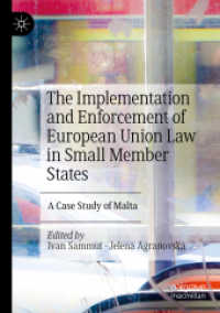 The Implementation and Enforcement of European Union Law in Small Member States : A Case Study of Malta