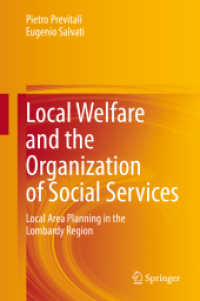 Local Welfare and the Organization of Social Services : Local Area Planning in the Lombardy Region