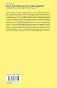 Dynamic Quality Models and Games in Digital Supply Chains : How Digital Transformation Impacts Supply Chain Quality Management