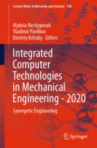 Integrated Computer Technologies in Mechanical Engineering - 2020 : Synergetic Engineering (Lecture Notes in Networks and Systems)