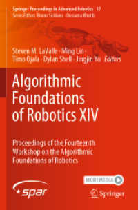 Algorithmic Foundations of Robotics XIV : Proceedings of the Fourteenth Workshop on the Algorithmic Foundations of Robotics