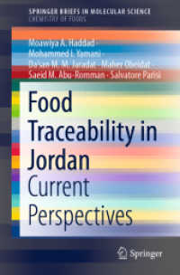 Food Traceability in Jordan : Current Perspectives (Chemistry of Foods)
