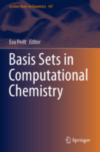 Basis Sets in Computational Chemistry (Lecture Notes in Chemistry) （2021）