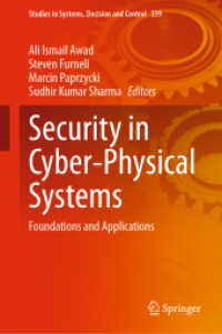 Security in Cyber-Physical Systems : Foundations and Applications (Studies in Systems, Decision and Control)