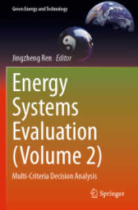 Energy Systems Evaluation (Volume 2) : Multi-Criteria Decision Analysis (Green Energy and Technology)