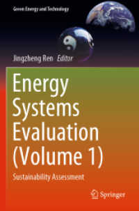 Energy Systems Evaluation (Volume 1) : Sustainability Assessment (Green Energy and Technology)