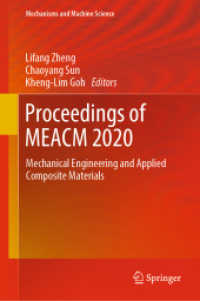 Proceedings of MEACM 2020 : Mechanical Engineering and Applied Composite Materials (Mechanisms and Machine Science)