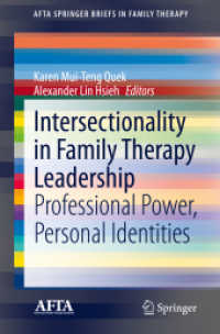 Intersectionality in Family Therapy Leadership : Professional Power, Personal Identities (Afta Springerbriefs in Family Therapy)
