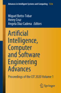 Artificial Intelligence, Computer and Software Engineering Advances : Proceedings of the CIT 2020 Volume 1 (Advances in Intelligent Systems and Computing)