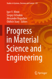 Progress in Material Science and Engineering (Studies in Systems, Decision and Control)