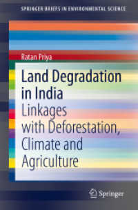 Land Degradation in India : Linkages with Deforestation, Climate and Agriculture (Springerbriefs in Environmental Science)