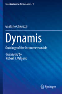 Dynamis : Ontology of the Incommensurable (Contributions to Hermeneutics)