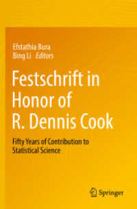 Festschrift in Honor of R. Dennis Cook : Fifty Years of Contribution to Statistical Science