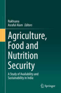 Agriculture, Food and Nutrition Security : A Study of Availability and Sustainability in India