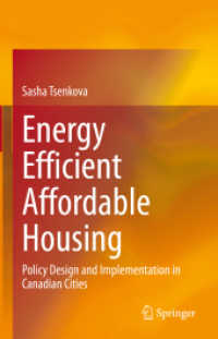 Energy Efficient Affordable Housing : Policy Design and Implementation in Canadian Cities （2021）