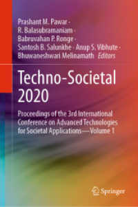 Techno-Societal 2020 : Proceedings of the 3rd International Conference on Advanced Technologies for Societal Applications—Volume 1 （2021）