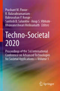 Techno-Societal 2020 : Proceedings of the 3rd International Conference on Advanced Technologies for Societal Applications—Volume 1