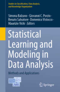 Statistical Learning and Modeling in Data Analysis : Methods and Applications (Studies in Classification, Data Analysis, and Knowledge Organization)