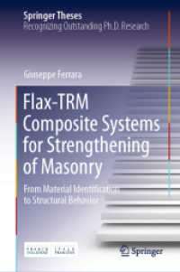 Flax-TRM Composite Systems for Strengthening of Masonry : From Material Identification to Structural Behavior (Springer Theses)