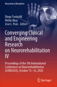 Converging Clinical and Engineering Research on Neurorehabilitation IV : Proceedings of the 5th International Conference on Neurorehabilitation (ICNR2020), October 13-16, 2020 (Biosystems & Biorobotics)