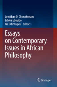 Essays on Contemporary Issues in African Philosophy