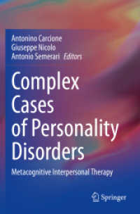 Complex Cases of Personality Disorders : Metacognitive Interpersonal Therapy