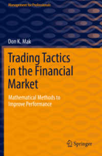 Trading Tactics in the Financial Market : Mathematical Methods to Improve Performance (Management for Professionals)
