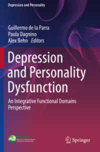 Depression and Personality Dysfunction : An Integrative Functional Domains Perspective (Depression and Personality)