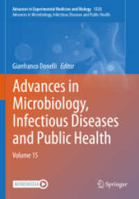 Advances in Microbiology, Infectious Diseases and Public Health : Volume 15 (Advances in Experimental Medicine and Biology) （2021）