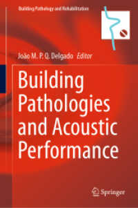 Building Pathologies and Acoustic Performance (Building Pathology and Rehabilitation)