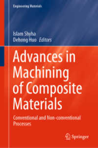 Advances in Machining of Composite Materials : Conventional and Non-conventional Processes (Engineering Materials)