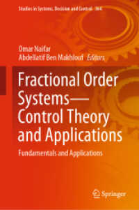 Fractional Order Systems—Control Theory and Applications : Fundamentals and Applications (Studies in Systems, Decision and Control)