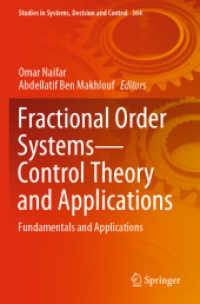 Fractional Order Systems—Control Theory and Applications : Fundamentals and Applications (Studies in Systems, Decision and Control)
