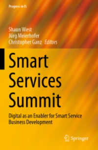 Smart Services Summit : Digital as an Enabler for Smart Service Business Development (Progress in Is)