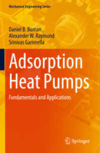 Adsorption Heat Pumps : Fundamentals and Applications (Mechanical Engineering Series)