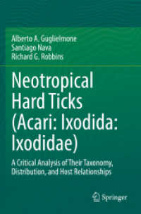 Neotropical Hard Ticks (Acari: Ixodida: Ixodidae) : A Critical Analysis of Their Taxonomy, Distribution, and Host Relationships