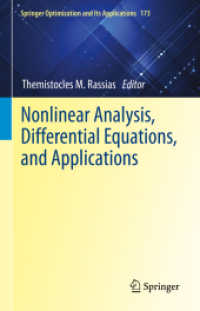 Nonlinear Analysis, Differential Equations, and Applications (Springer Optimization and Its Applications)
