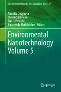 Environmental Nanotechnology Volume 5 (Environmental Chemistry for a Sustainable World)