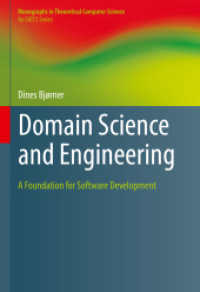 Domain Science and Engineering : A Foundation for Software Development (Monographs in Theoretical Computer Science. an Eatcs Series)